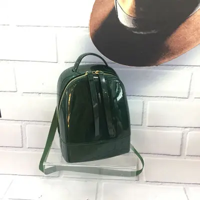 Green TOYOOSKY/Новинка года; Модный женский милый силиконовый рюкзак женские дорожные сумки для девочек; школьная конфетная сумка; Женская водонепроницаемая Желейная сумка - Цвет: Green