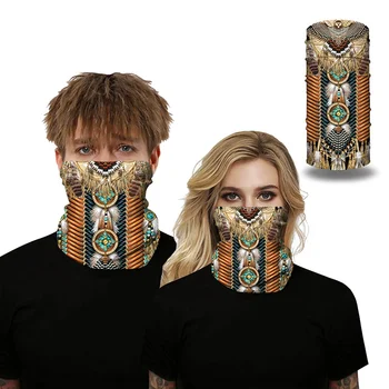 

Face Mask Flag Digital Printed Multi Functional Seamless Quick Dry Sunshade Sweatband Hairband Head Scarf Camera