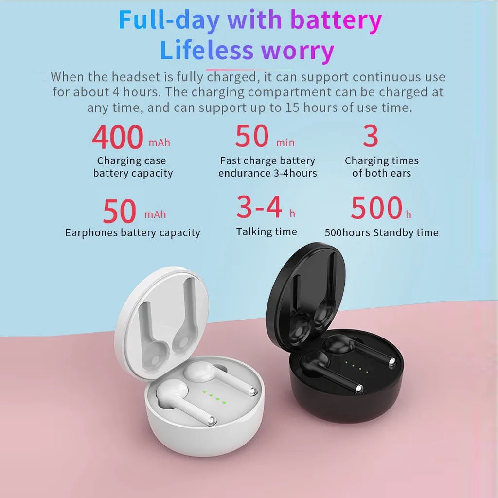 Wireless bluetooth headset