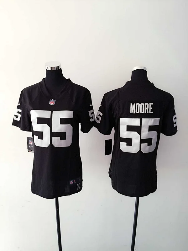 Фиолетовый Женские Окленд s, 4 Derek Carr 89 Cooper 24 Charles Woodson 34 Bo Jackson 52 Khalil Mack Jersey - Цвет: Фиолетовый
