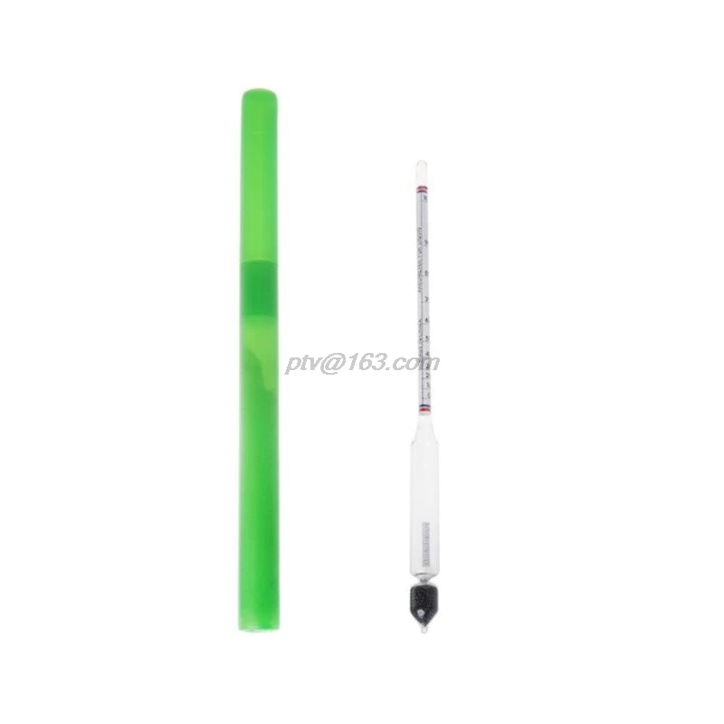 Hydrometer Tester Vintage mess flasche Set Werkzeuge Alcoholmeter Alkohol  Meter Wein Konzentration Meter 0-100 hydrometer alcoho