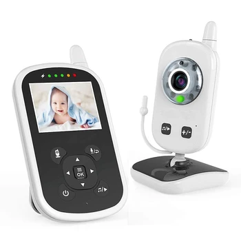 

2.4 inch Dual audio Wireless LCD Video Color Night Vision Baby Monitor With Camera High Resolution Baby Nanny Security Camera