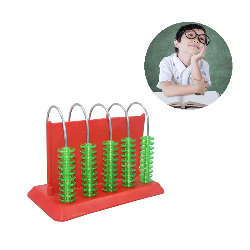 1 шт. математическое учебное оборудование Abacus счетчик студентов с 5 файлов демонстрационное учебное оборудование игрушки раннего развития