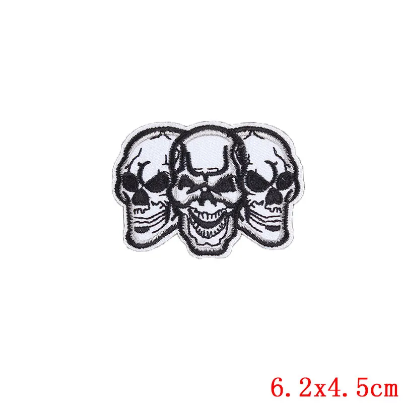PE3009CT Prajna DIY железные нашивки для одежды панк череп нашивка для одежды вышитые нашивки на одежду значки-наклейки нашивка с буквами - Цвет: PE3009CT