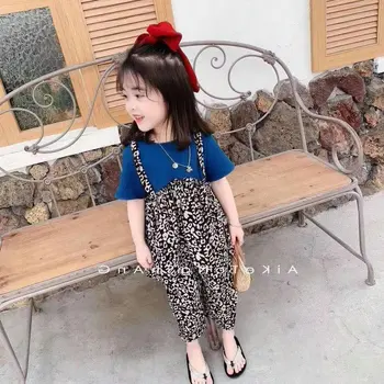 

Mihkalev Children Summer Clothes Set 2020 Kids Cotton Clothing Sets Tshirt+pants 2pieces baby girl outfits Girls Tracksuit