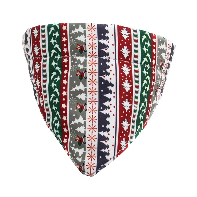 Dog Bandanas Pet Scarf Bandana Polyester Washable Bow Ties Collar Cat Dog Scarf Christmas Gift For Dogs