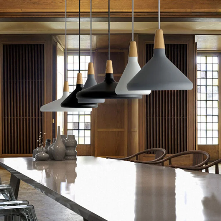 Nordic Retro Pendant Lights Modern Led Pendant Lamps Copper Hanglamp Aluminum luminaria for living room kitchen light fixtures