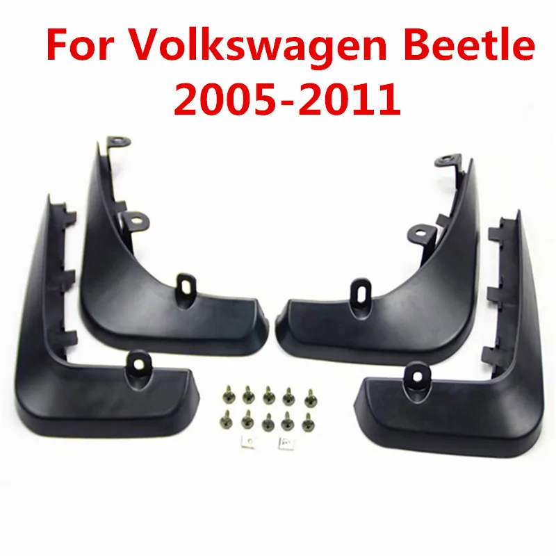 Брызговики автомобильные для Volkswagen Beetle 2005 2006 2007 2008 2009 2010 2011 брызговики брызговик крыло брызговиков