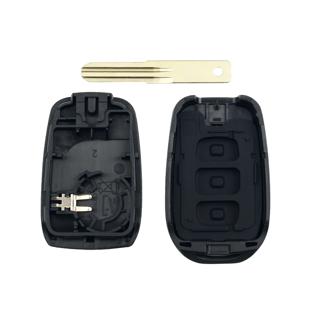 KEYYOU Замена дистанционного ключа автомобиля оболочки для Renault Dacia Duster 2013- чехол для ключей