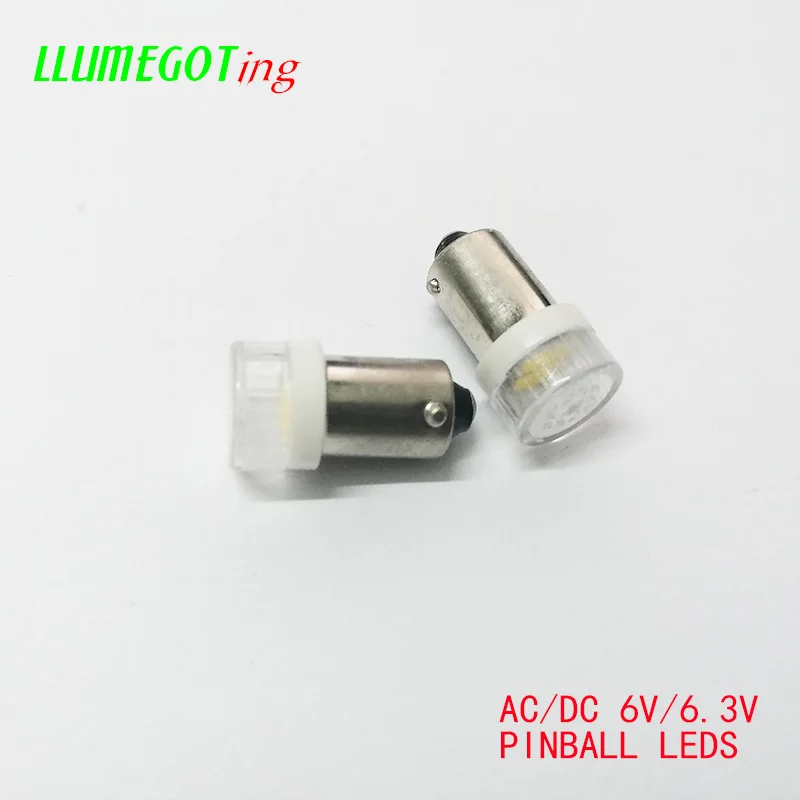 50pcs BA9S T4W 44 47  Len  2x 5630SMD پ    ؼ AC DC 6V 6.3V ߸ ɺ   Led 