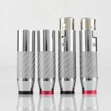 VXWC001 HI End белый разъем XLR из углеродного волокна HIFI баланс аудио 4