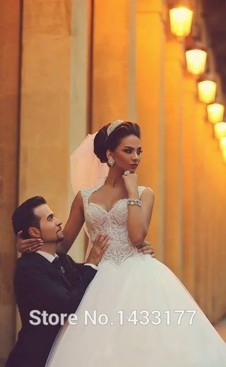 Vestido de noiva casamento princesa Красивые милые аппликации с открытой спиной Свадебные платья
