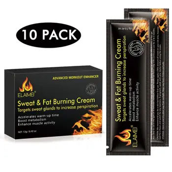 

10Pcs/Box Fat burn hot paste tight abs ma3 jia3 line burning fat soluble fat reduction grease used for men's and women's fitness