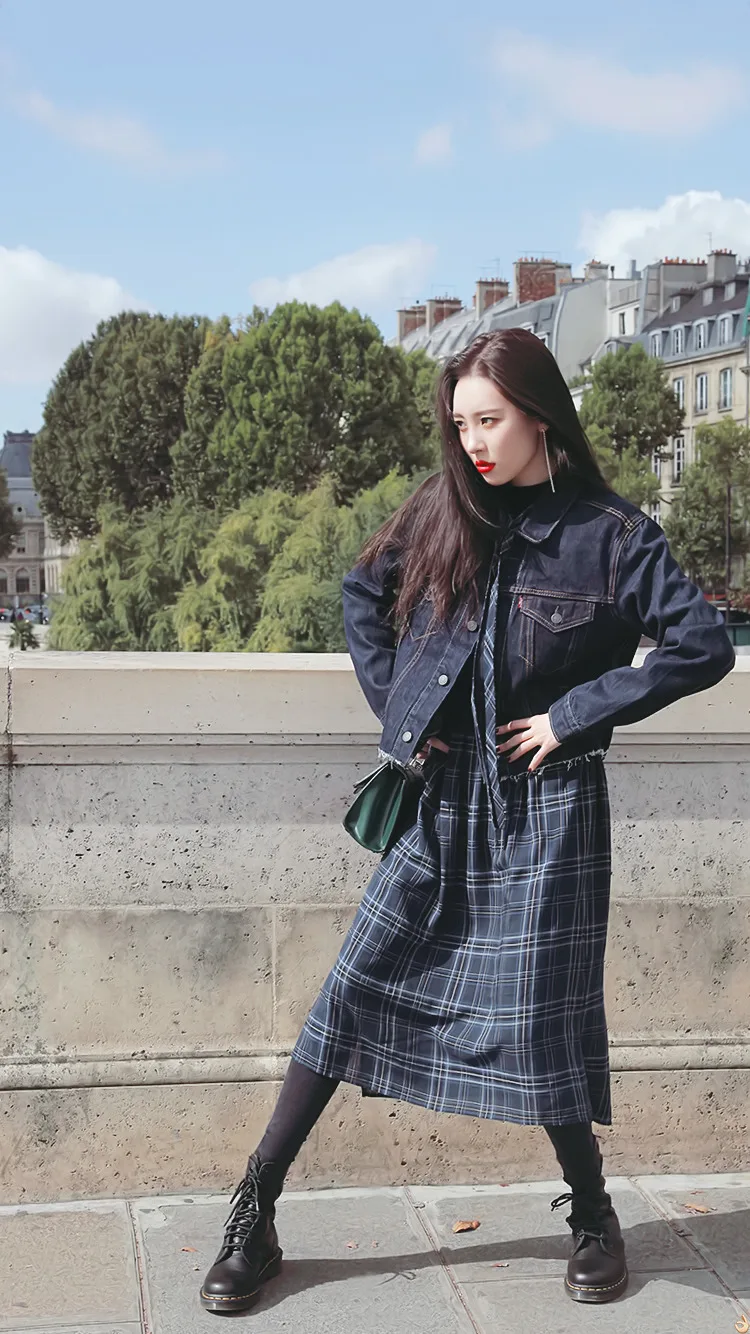 Kpop/черные, розовые, Лиза г. Новые черные ботинки на шнуровке с круглым носком на низком каблуке женские ботинки на плоской подошве с ремешками в британском стиле