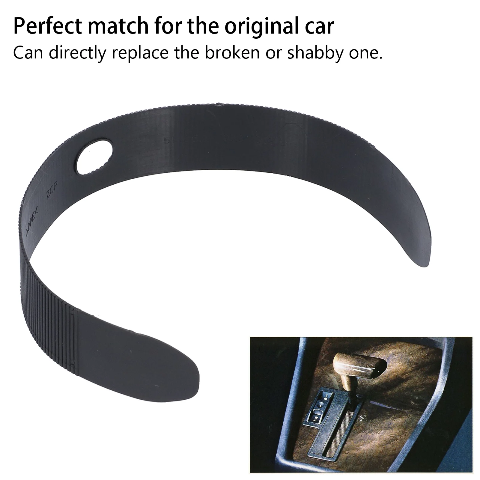 Automatic Shifter Base Slide Trim Cover 51161938352 Replacement for BMW E32 E34 1985‑1996 car gear shift