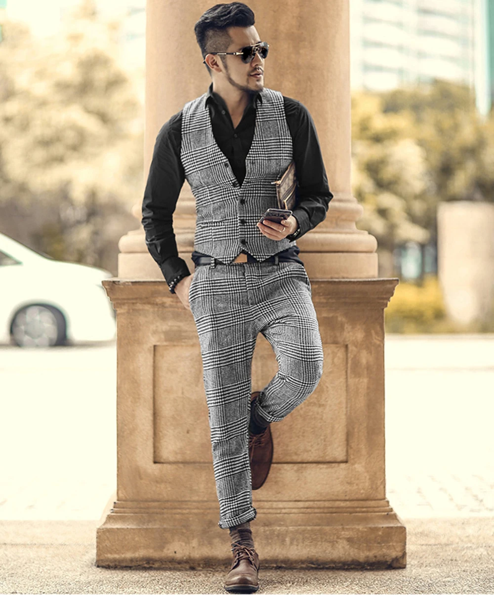 極美品/XL相当　パパス　ハーフコート　ブラウン　胡桃ボタン　ウール　日本製 Classic Fit Mens Suit Pants Wool Tweed Coffee Slim Fit Pants