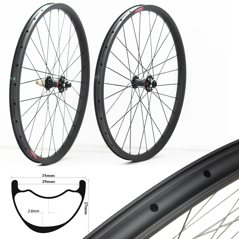 Carbon Mtb 26 Wheelset DH MountainBbike 26er Descent Wheels 40X32mm