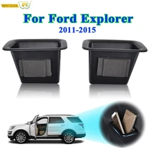 Caja de almacenamiento de puerta de coche, bandeja con reposabrazos, contenedor para Ford Explorer 2011, 2012, 2013, 2014, 2015, accesorios para automóviles