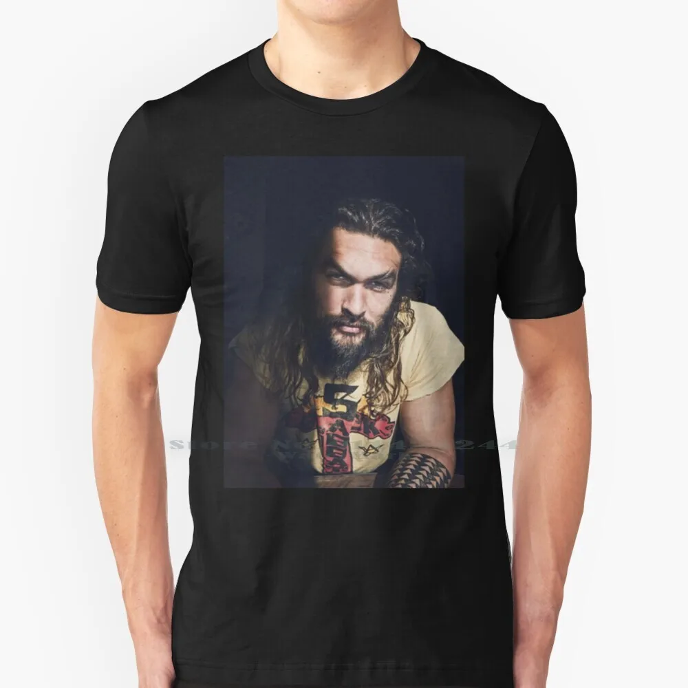 Maglietta Jason Momoa 100% Puro Cotone Jason Momoa Aquaman