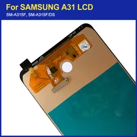 100% Test dla Samsung Galaxy A31 wyświetlacz LCD ekran dotykowy wymiana Digitizer zgromadzenie dla Samsung A315 A315F LCD 6
