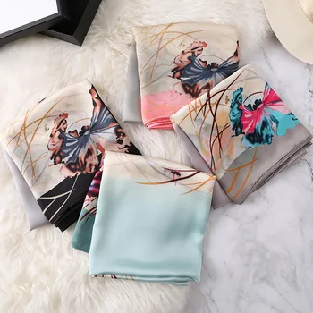 

KOI LEAPING new summer woman fashion scarves flower printing long scarf scarves headscarf hot popular mature girl gift