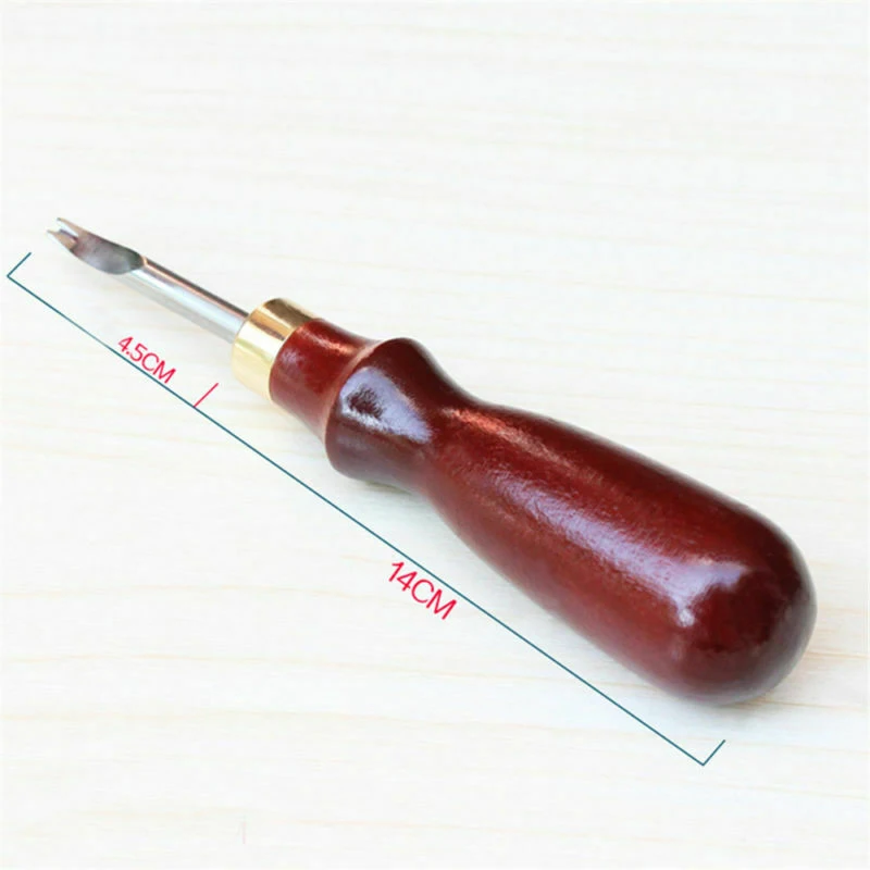 1 Set 4Pcs Diy Chamfering Trimming Knife Leather Carving Tool Skiving Edge Cutting Tool Kit