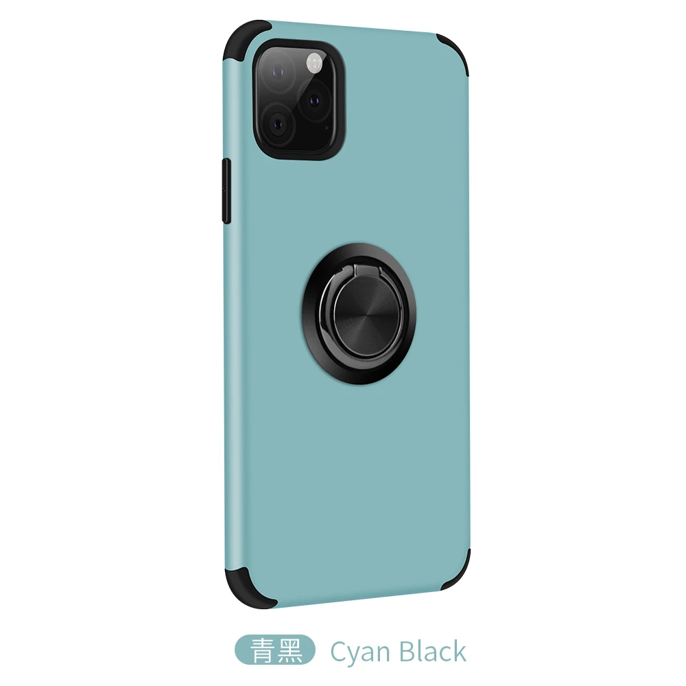 20 шт./лот, цветное кольцо+ TPU+ PC защитный чехол для iphone 6 7 8 X XS XR XS Max 6 7 8 plus 11 Pro Max, Жесткий Чехол