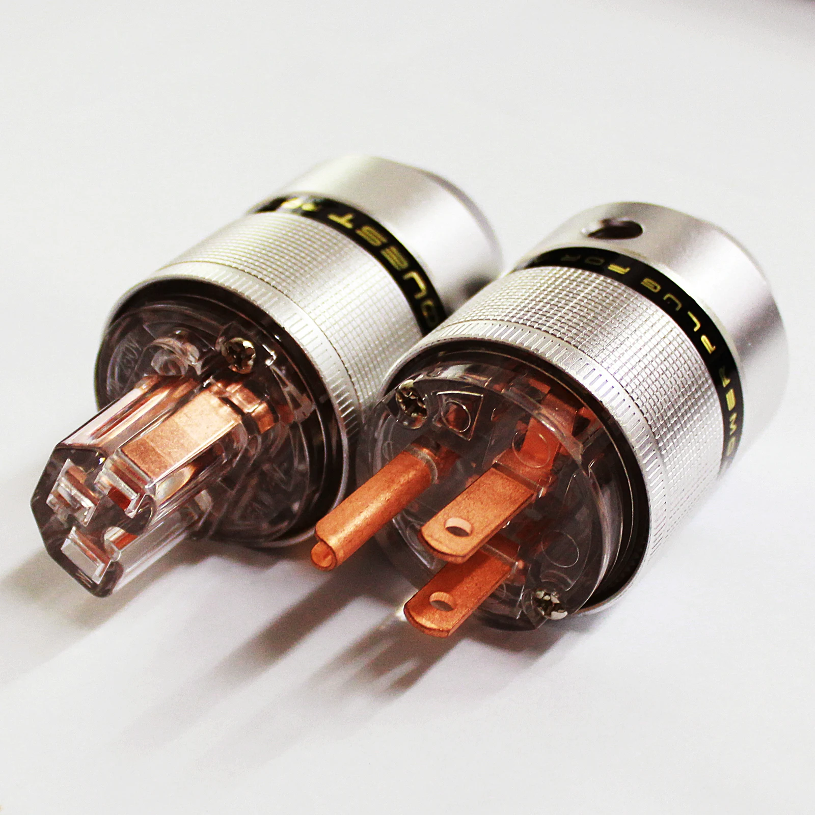SONARQUEST P25-R(T) C25-C(T) Алюминиевый сплав высокого класса чистая красная медь США Разъем питания и IEC разъем для Hi-Fi аудиоусилитель