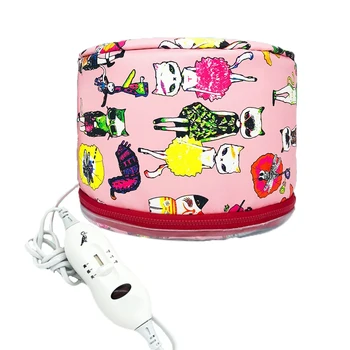 

Electric Hair Cap Hat Salon Spa Steamer Hair Thermal Treatment Nourishing Hair Mask Baking Oil Cap Hair Dryers Heat Hat US Plug