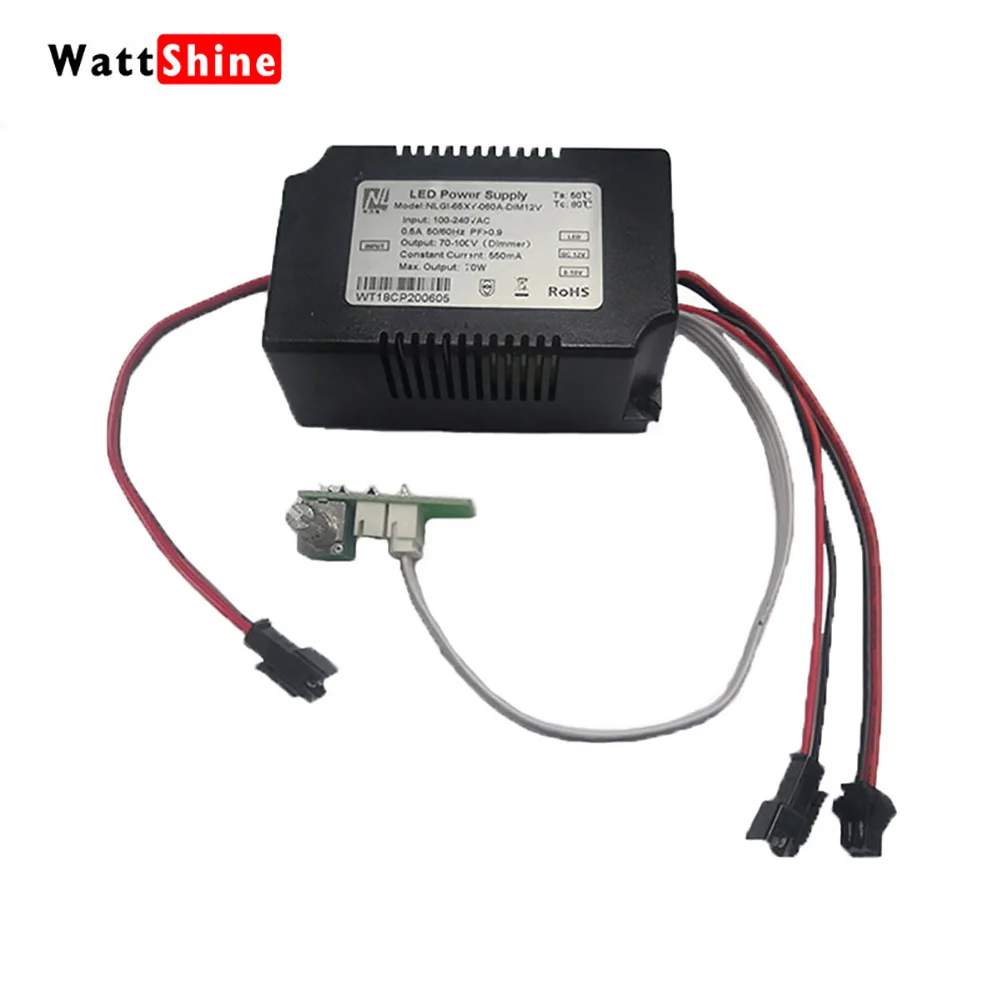 Dimmer Switch Power Supply Dimmable Drive Power With Control Panel 100-240VAC For Wattshine MAD180 PA140S Aquarium Grow Light led grow light