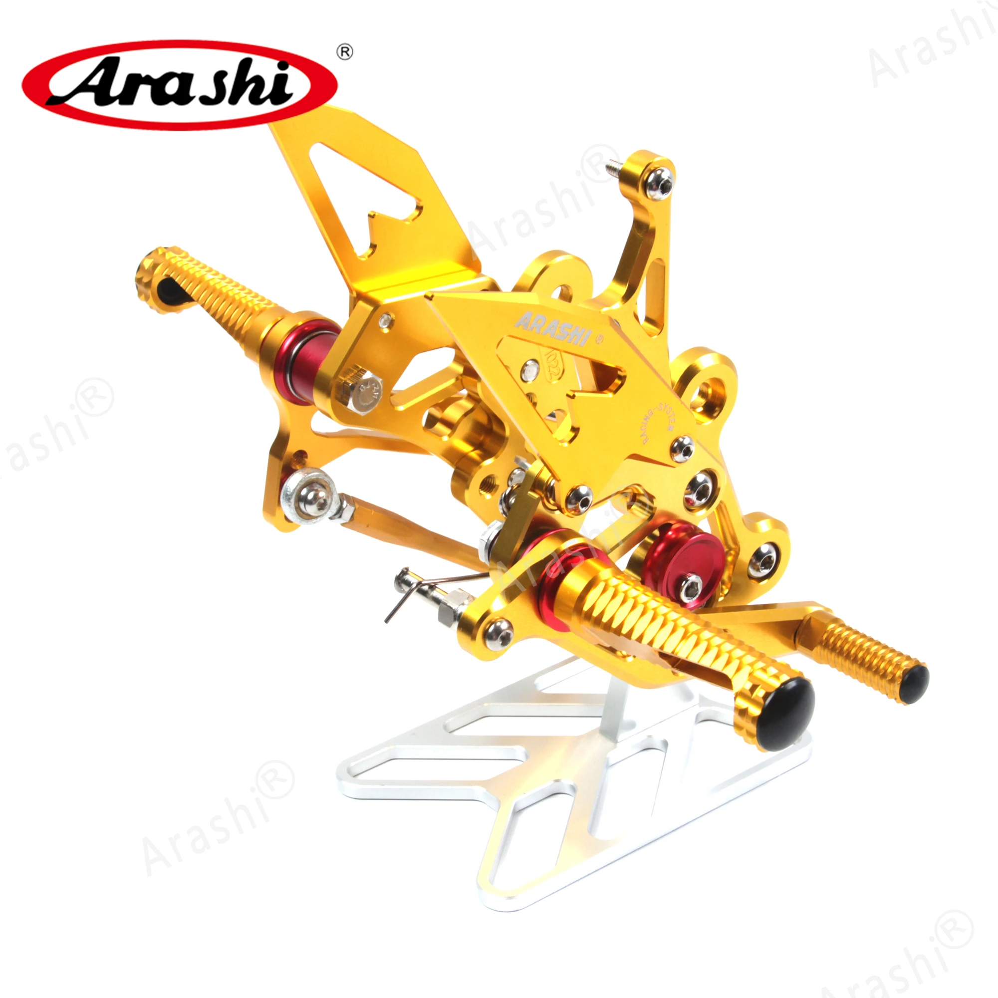 Arashi Rider Rearset для SUZUKI GSR750 2011- Регулируемые подножки GSR 750 2012 2013 GSXS750