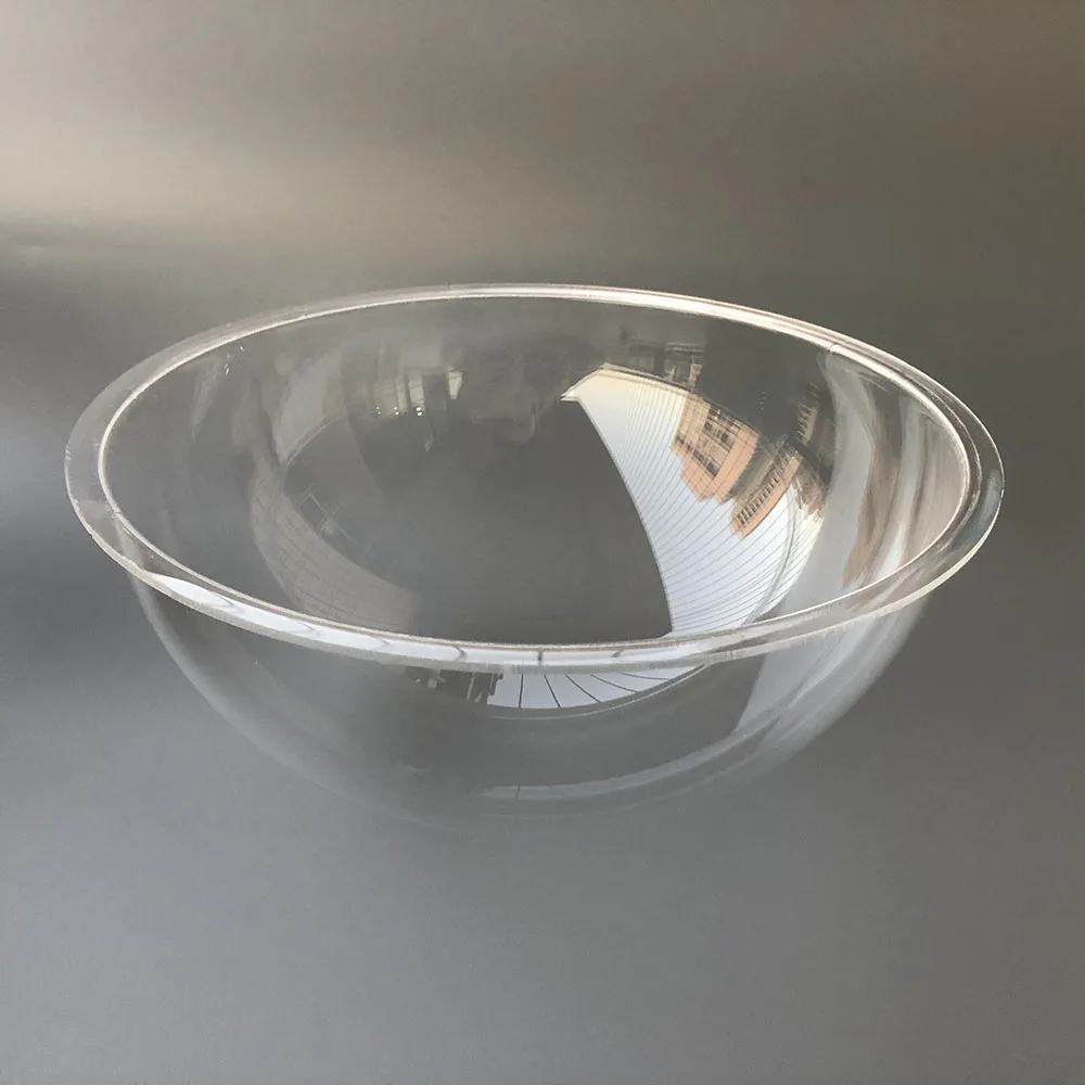 9 Inch Indoor Outdoor Transparent PTZ Camera Acrylic Clear Dome Housing Cover High Speed Dome Camera Anti-Dust Case 233x110MM