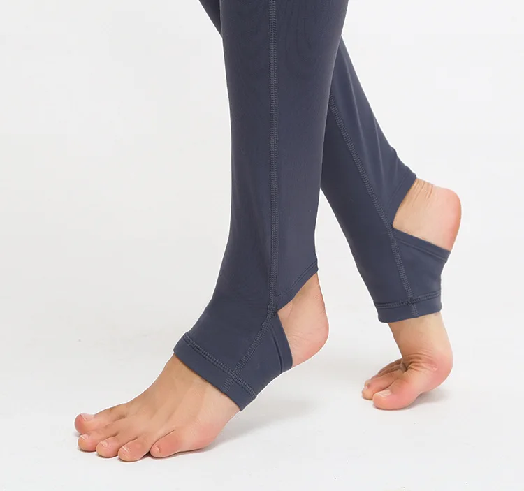 Цветная Удаленная Т-образная воздушная Йога Спортивные колготки для ног женские с высокой талией плотные нейлоновые фитнес танцевальные брюки леггинсы