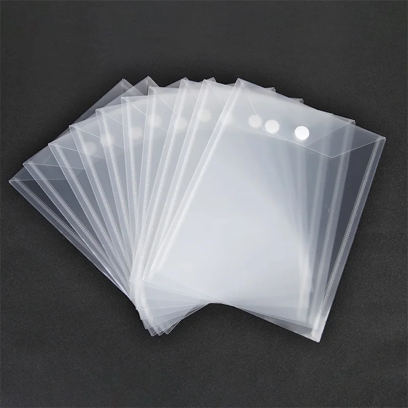 10pcs 0.5mm Strong Magnetic Sheets & Plastic Transparent Folder Bags For  Storage Cutting Dies Stamps Organizer Holders 7x9.4ich