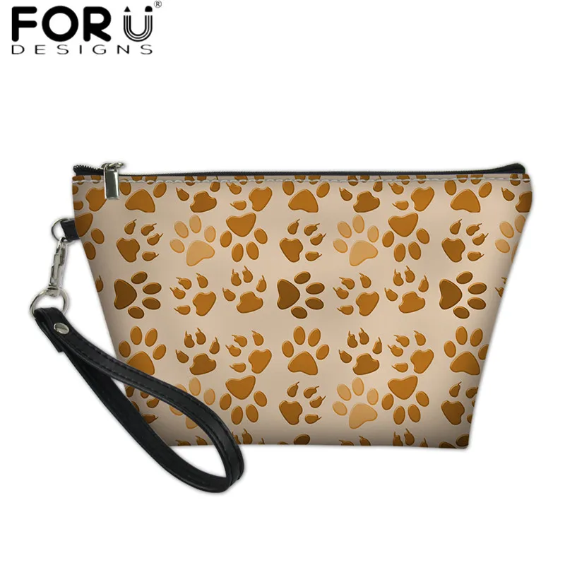 FORUDESIGNS/Сумка для макияжа из искусственной кожи с рисунком радужной лапы; милые сумки для туалетных принадлежностей с героями мультфильмов для молодых девушек; косметички на молнии; кожаные сумки - Цвет: HMA555Z8