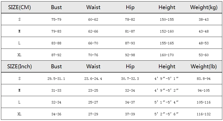 S-XL 60KG