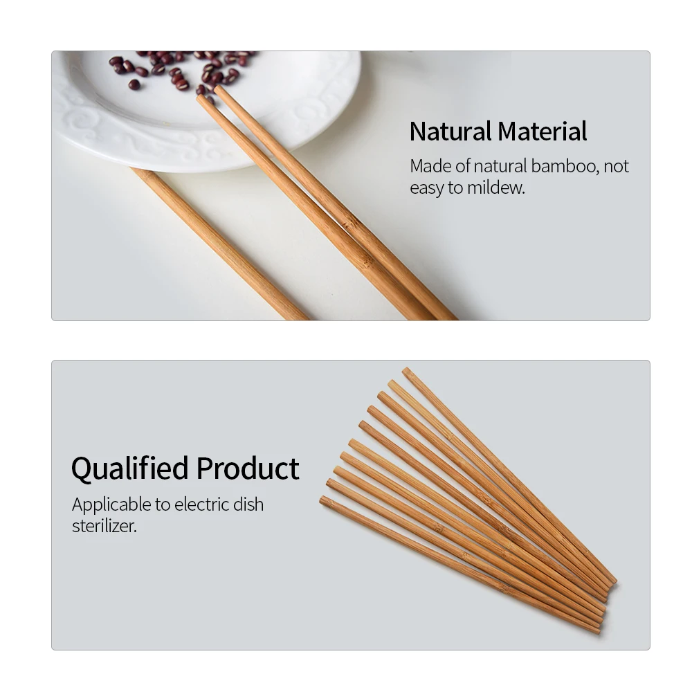 5 пар ручной работы из натурального бамбука дерево Chopsticks набор без лака без запаха китайский стиль палочки для еды для суши китайская еда многоразовые
