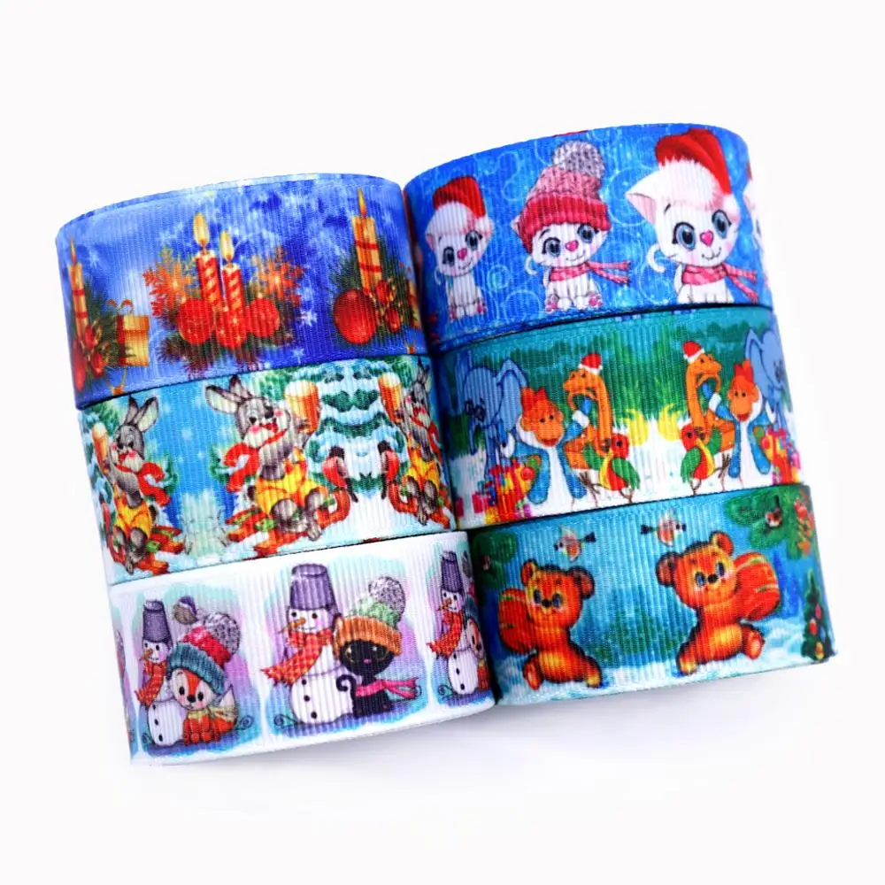 

DIY Craft Supplies cartoon character printed grosgrain ribbon, satin ribbon 10 yards. 31507-