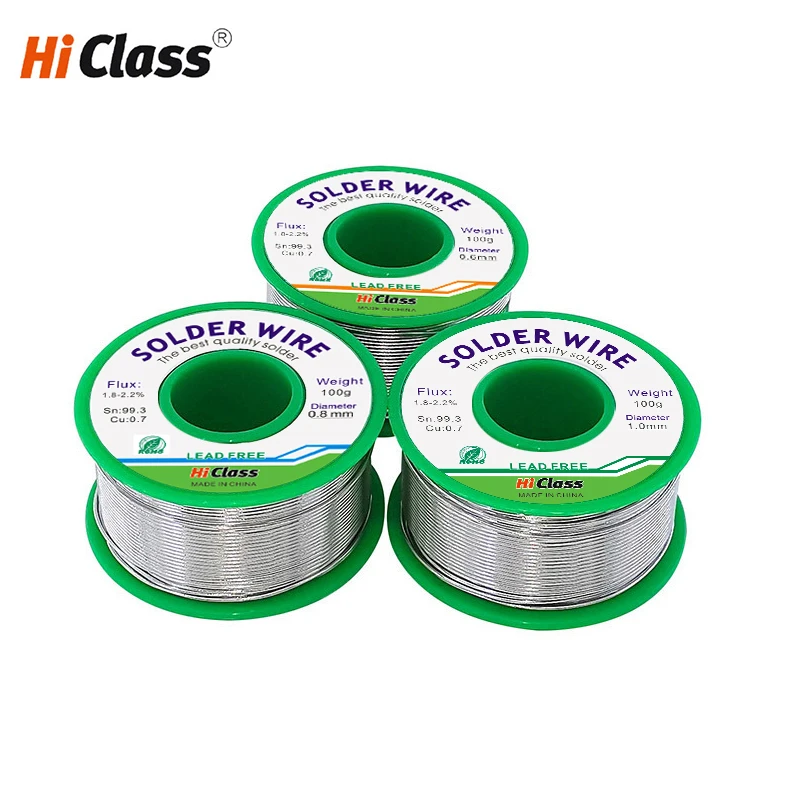 best welding lens Lead-free solder wire 0.5mm/0.6mm/0.8mm/1.0mm/1.2mm/1.5mm/2.0mm Flux-core solder 50g 100g Rosin solder tin Welding wire aluminum electrode