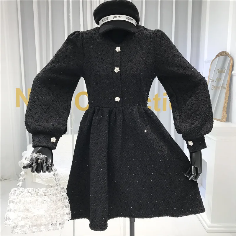 Женское блестящее платье ALPHALMODA с V образным вырезом высокой талией и длинными