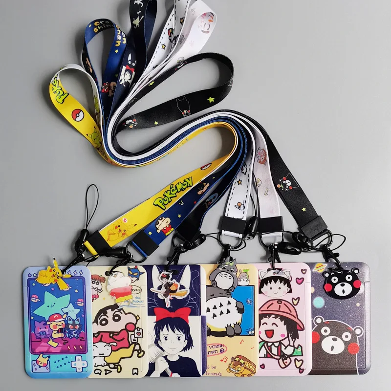 Anime Card Holder Lanyard Neck Strap Card Holder Anime Card Holder