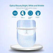 3-Цвет Led маска для светолечения анти-акне и анти-морщинки спа инструмент для ухода за лицом Красота инструмент лицевой инструмент для ухода за кожей