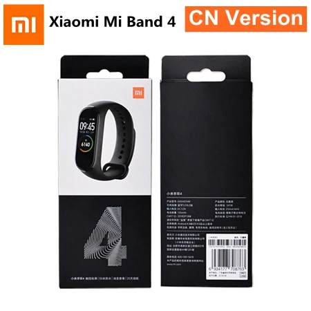 In stock Original Xiaomi Mi Band 4 Smart Watch Mi Band 4 Global Version Fitness Heart Rate Music Wristband Ship in 24 hours - Цвет: wholesale