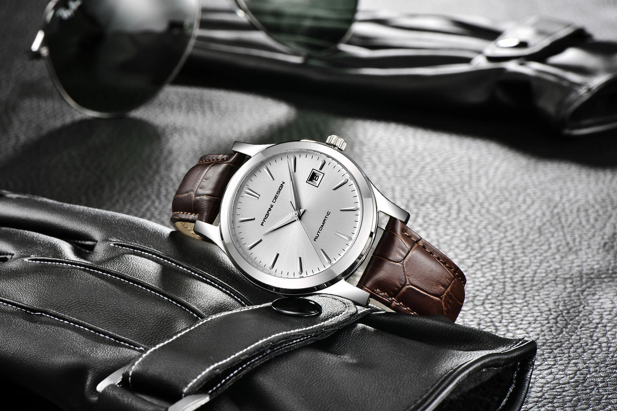 PAGANI DESIGN Watch for Men Business Classic Men Mechanical Wristwatches Waterproof Luxury Genuine Leather Automatic Watch