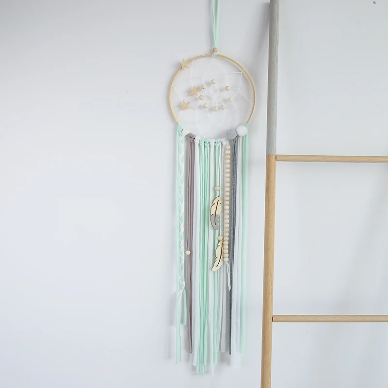 Baby Crib Mobile Baby Rattles Wool Balls Dreamcatcher Room Bed Hanging Decoration Nursing Children Products Photography Props