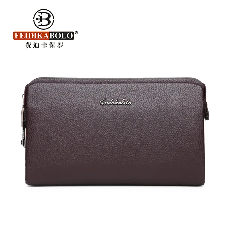 

New Style Men's Bag MEN'S Handbag Large Capacity Soft Leather Men Clutch Bag Men Business Briefcase