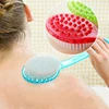 Bath Brush Back Body Bath Shower Sponge Scrubber Brushes With Handle Exfoliating Scrub Skin Massager Exfoliation Bathroom Brush
