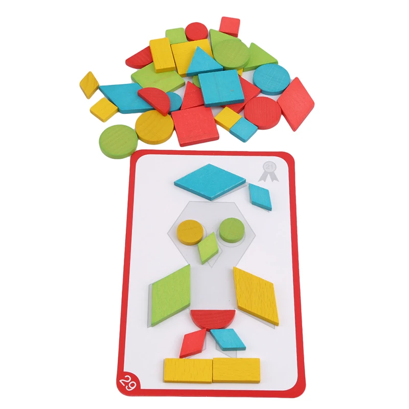 Деревянные пазлы, пазлы, настольные игрушки, Tangram, деревянные игрушки для детей, пазлы, игра, головоломка, игрушка, интеллект, образование