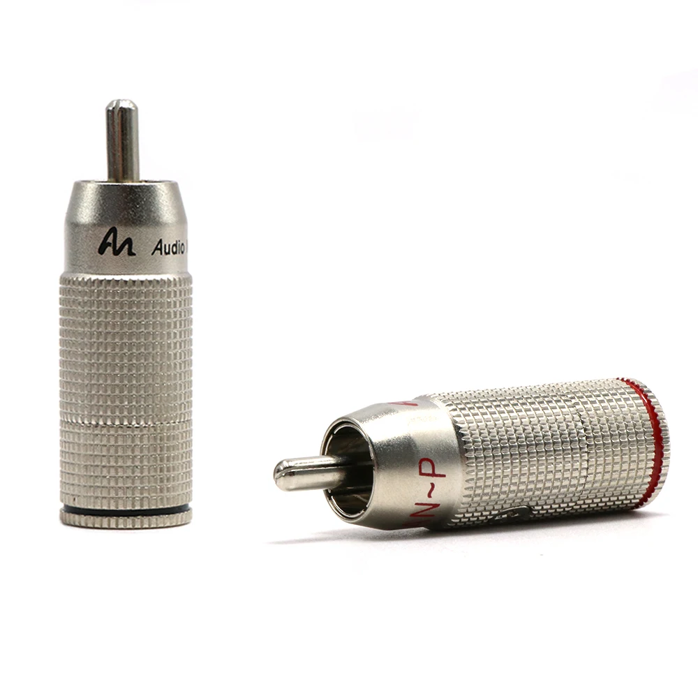 4 шт. аудио Note AN-PX родиевое покрытие RCA штекер hifi разъем hi-ned Межблочный кабель jack |