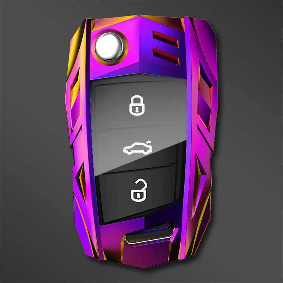 Custodia per chiave auto per Volkswagen VW Golf 7 gti mk7 r Touran Skoda Octavia 3 Superb Karoq Kodiaq Seat Leon mk3 Ateca accessori - Hdffc6f467c7048ff85e5c45207bac6c4S